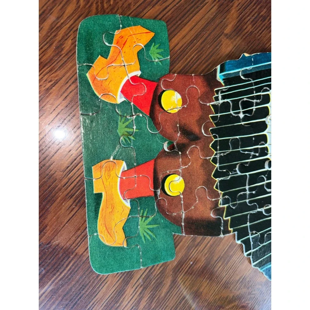 Vintage 1960s HG Toys L'il Dutch Boy Giant Shaped Jigsaw Puzzle